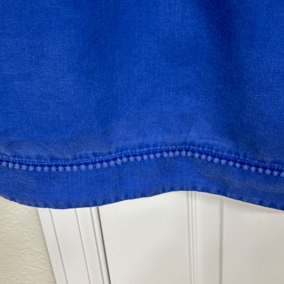 Boden  Shift Dress  * Jessica *  Lapis Blue * Size US 16L *  Chambray Linen Look - Picture 4 of 8